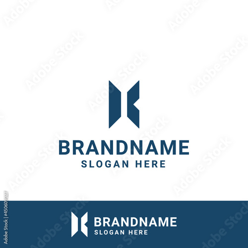 Flat letter K logo design in simple butterfly concept design vector Free Download Flat letter K logo design in simple butterfly concept design vector - GFXLoad