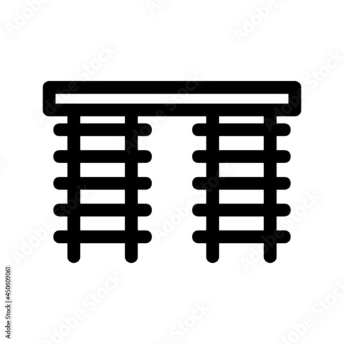 ladder icon or logo isolated sign symbol vector illustration - high quality black style vector icons 