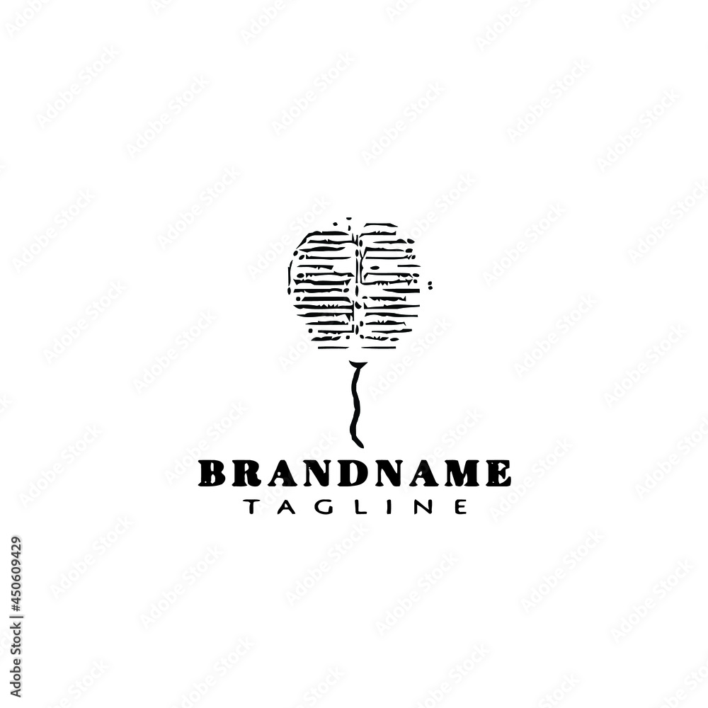 balloons cartoon logo design template icon flat illustration balloons cartoon logo design template icon flat illustration