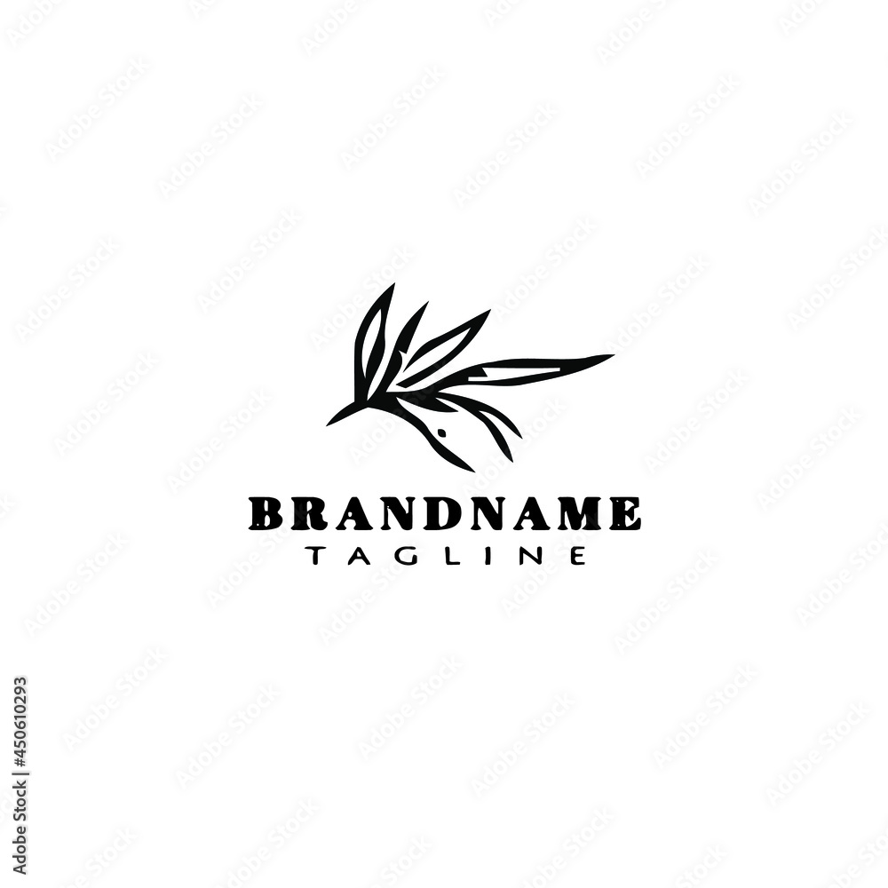 cute leaf logo cartoon black icon design vector illustration cute leaf logo cartoon black icon design vector illustration