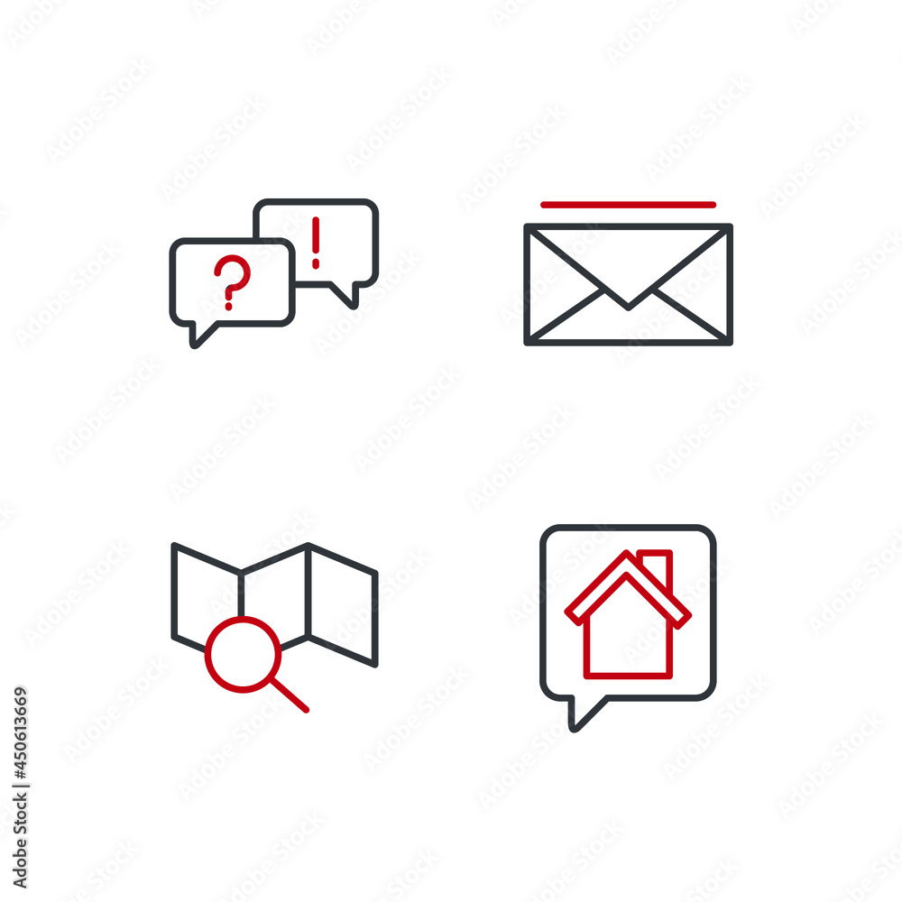 contact us set icon, isolated contact us set sign icon, vector illustration contact us set icon, isolated contact us set sign icon, vector illustration