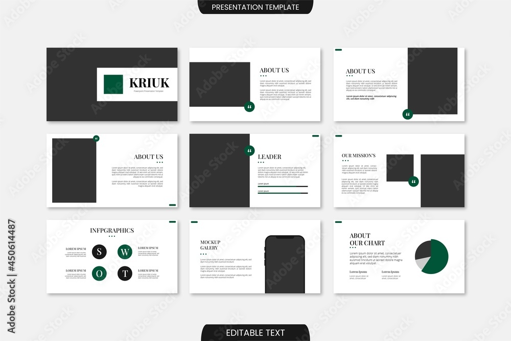 Modern business presentation template powerpoint