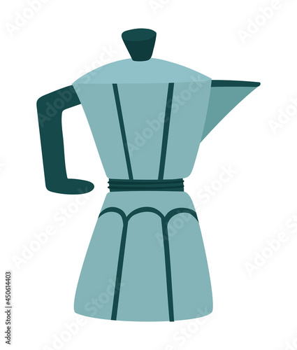 metallic coffee maker