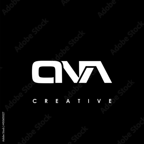 ONA Letter Initial Logo Design Template Vector Illustration