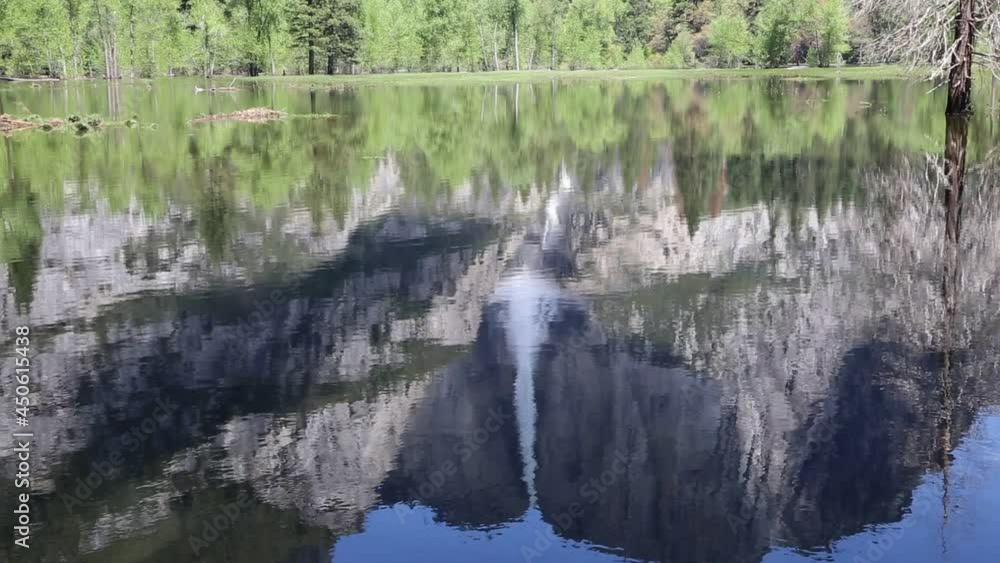 Yosemite Falls reflection - Yosemite National Park, California Yosemite Falls reflection - Yosemite National Park, California