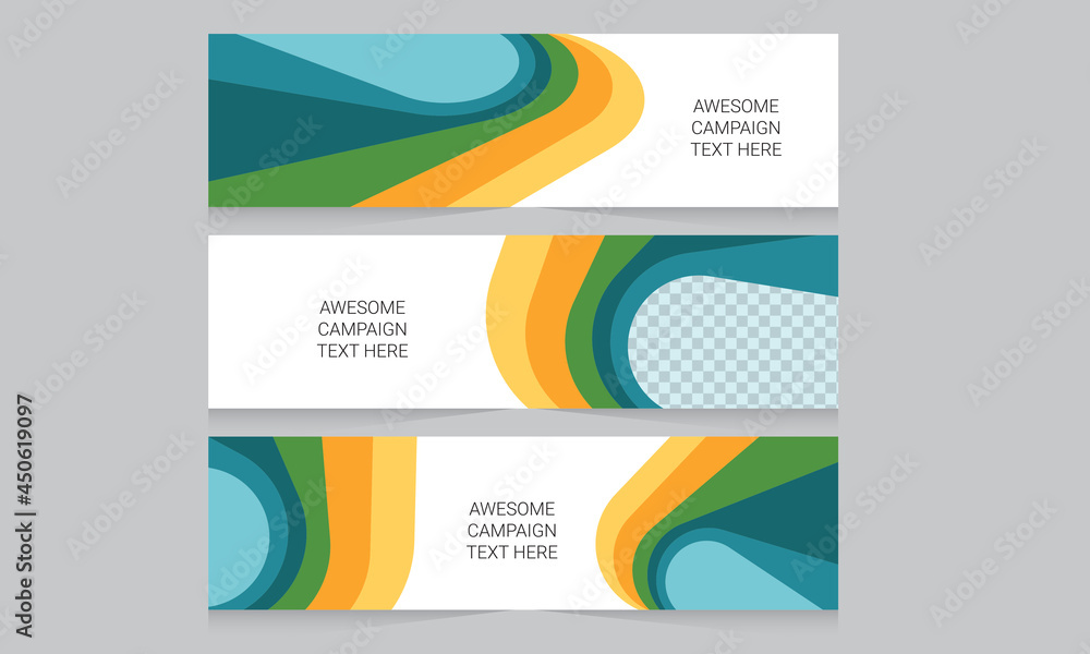 Fototapeta premium Corporate Banner Layout