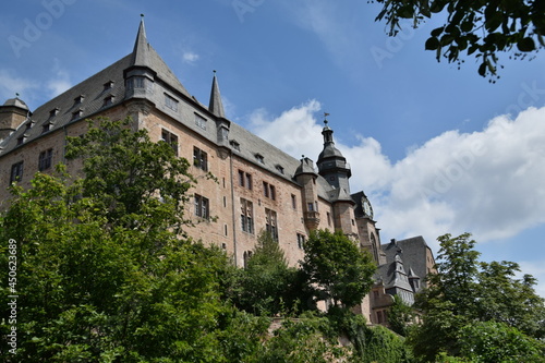 Das Marburger Schloss in Hessen Deutschland