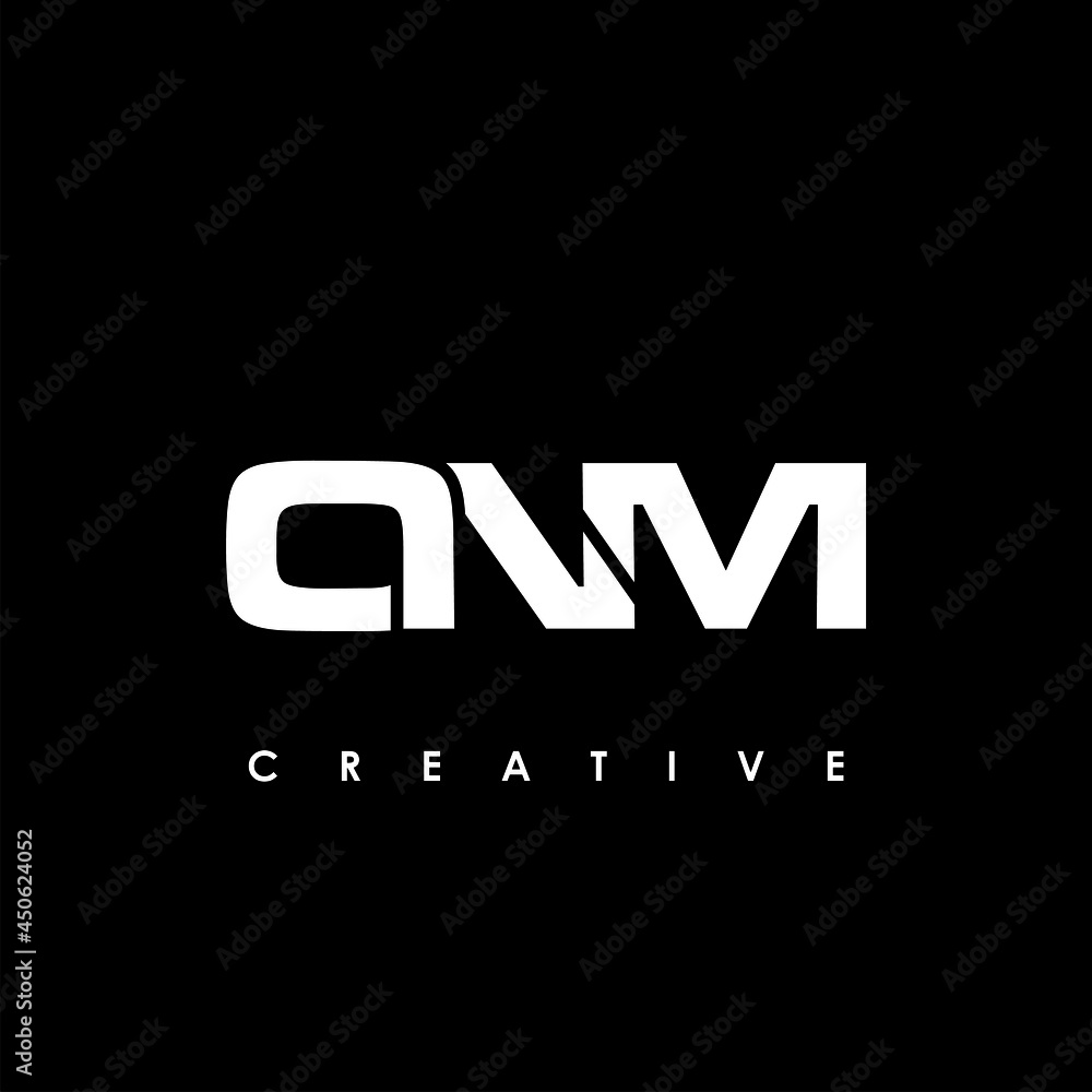 ONM Letter Initial Logo Design Template Vector Illustration