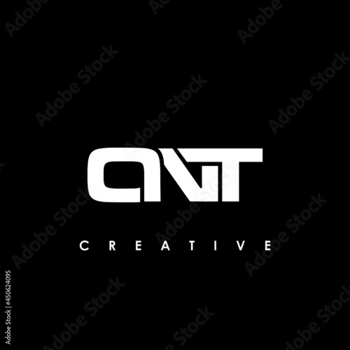 ONT Letter Initial Logo Design Template Vector Illustration photo