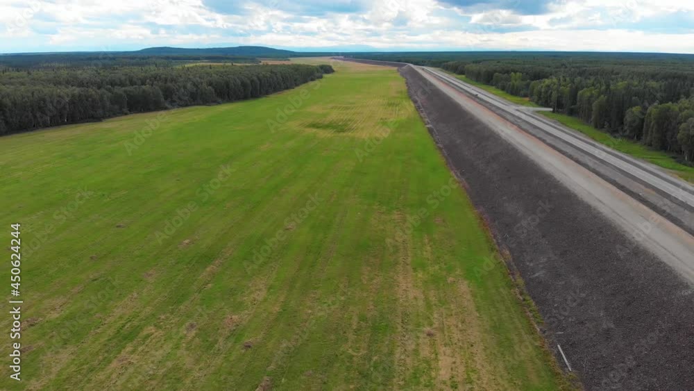 4K Drone Video of Tanana River Levee on the Chena River Lakes Flood Control Project near Fairbanks, Alaska 4K Drone Video of Tanana River Levee on the Chena River Lakes Flood Control Project near Fairbanks, Alaska