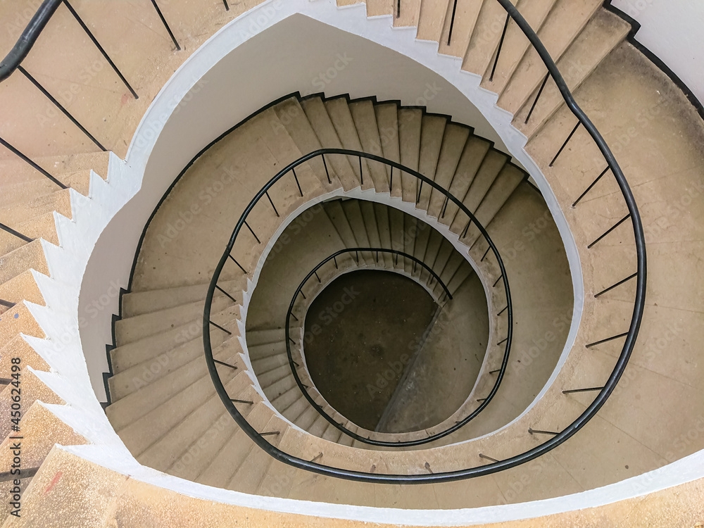 Fototapeta premium Spiral staircase