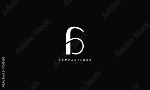 5B B5 5 AND B Abstract initial monogram letter alphabet logo design