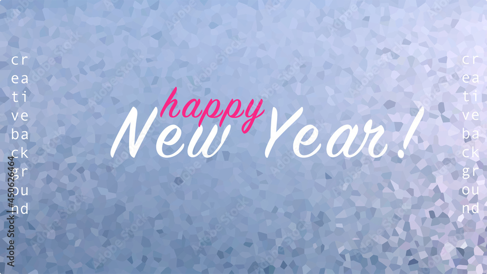 Abstract background from Happy New Year. Vector winter texture with light blue pixels. Winter frosty pattern. Background of a New Year greeting card. Vector illustration Abstract background from Happy New Year. Vector winter texture with light blue pixels. Winter frosty pattern. Background of a New Year greeting card. Vector illustration