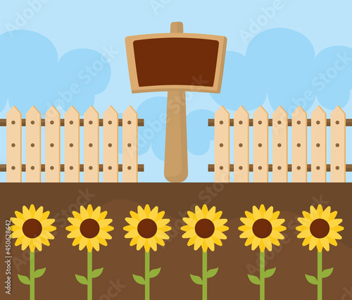 pretty backyard poster