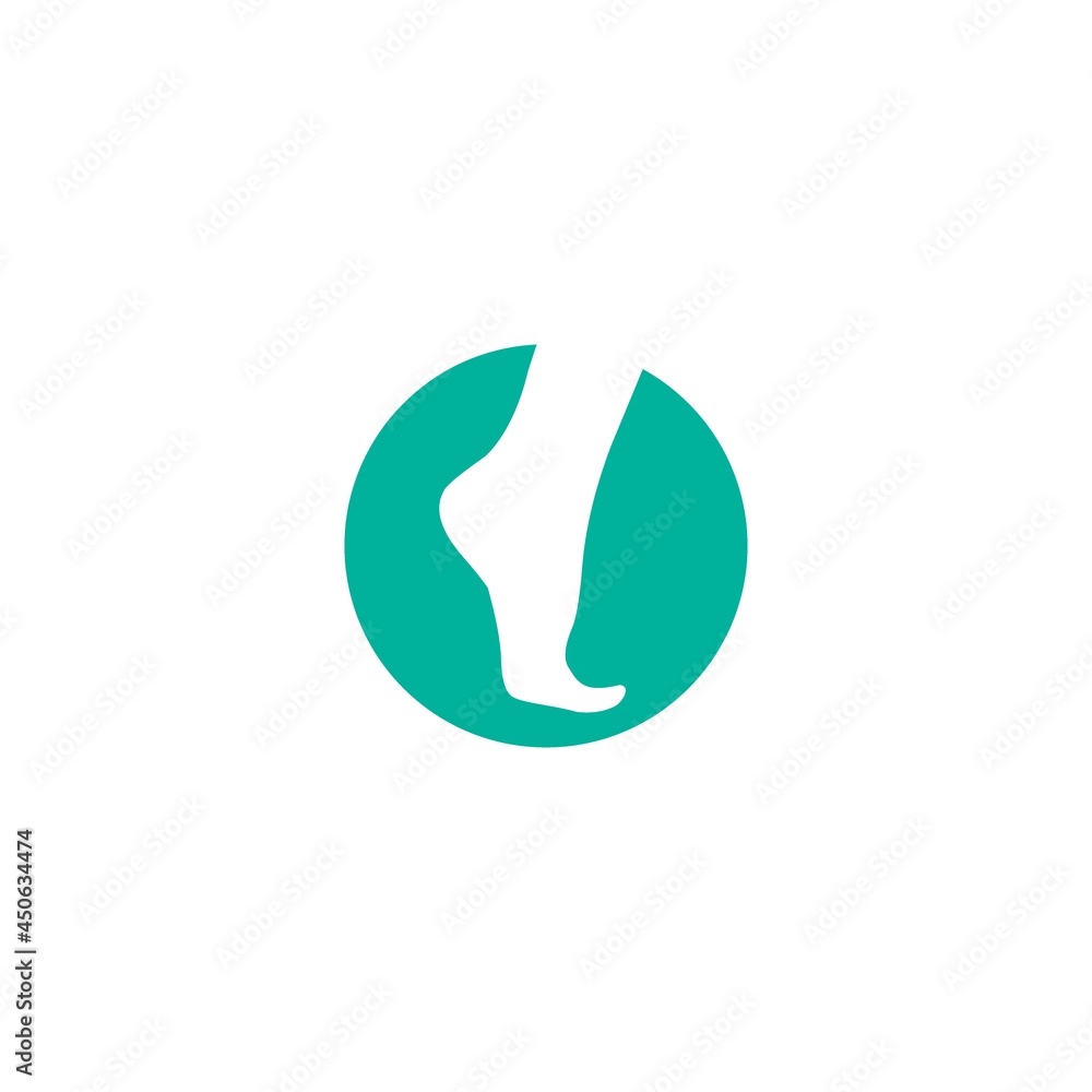 Foot and care icon logo template Foot and healthcare Foot and care icon logo template Foot and healthcare