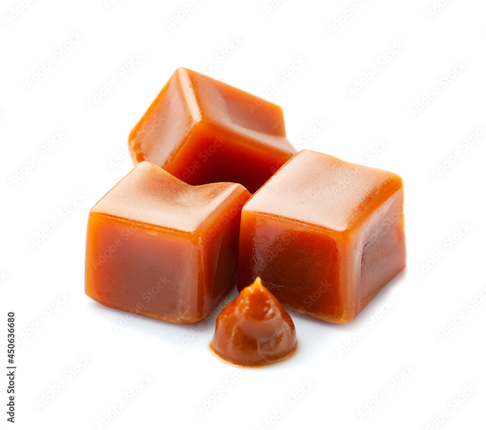 Caramel candy and caramel topping Caramel candy and caramel topping