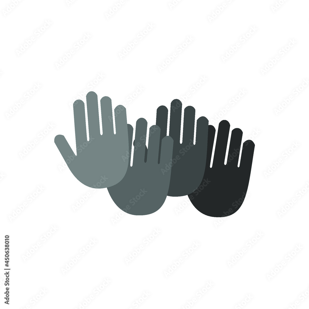 a collection of several hands a collection of several hands