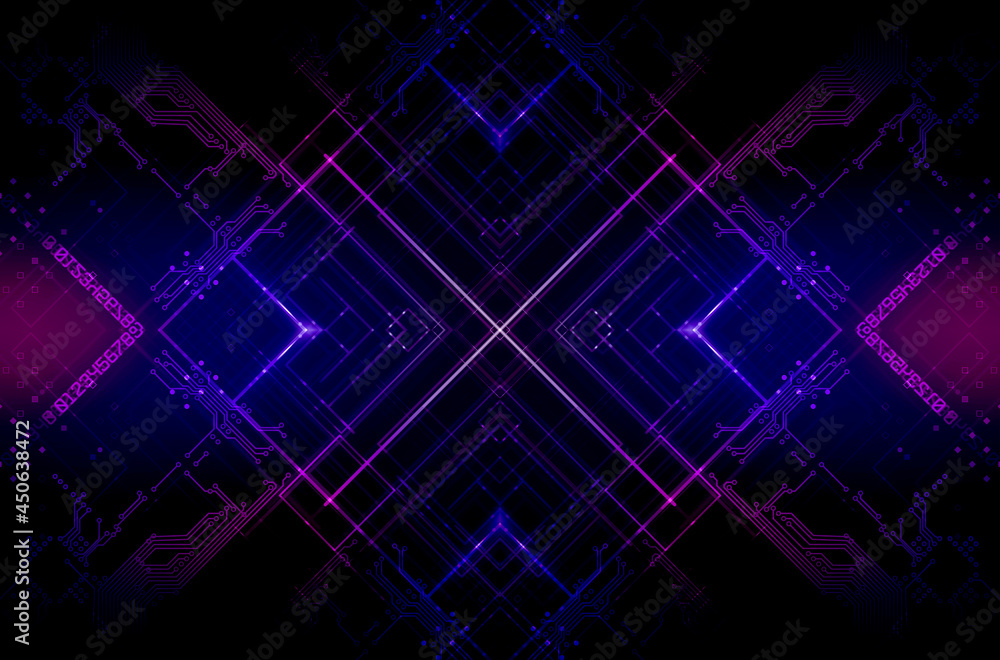 Technology concept, abstract illustration background Technology concept, abstract illustration background