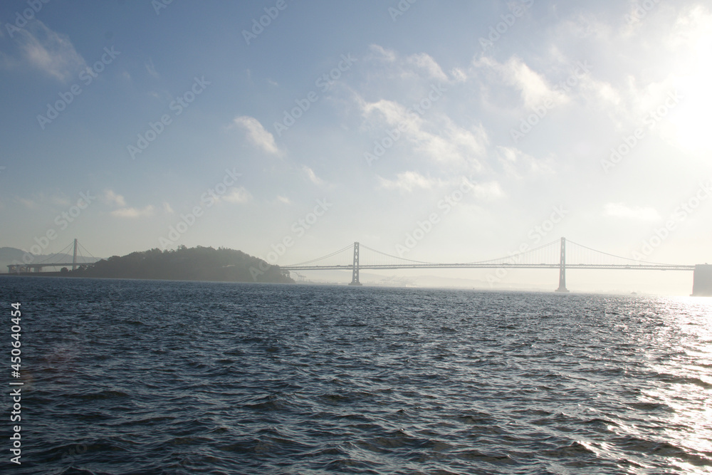 wind turbine on the river