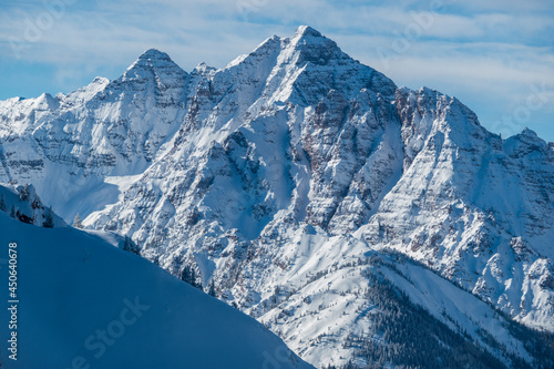Canvas Print Aspen Highlands Peaks