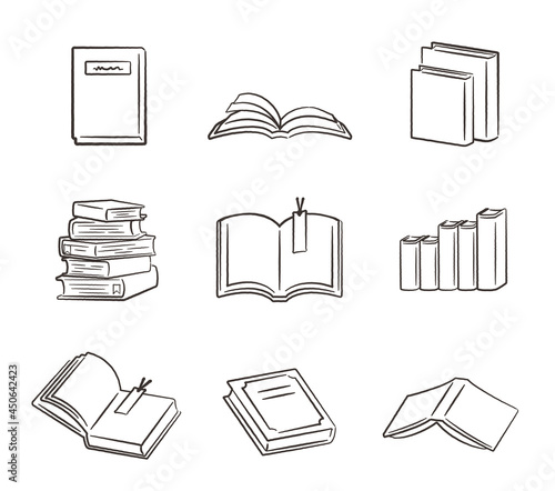 Book set illustration
