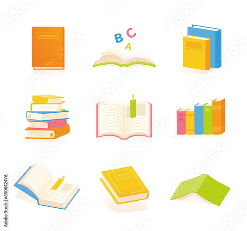 Book set illustration