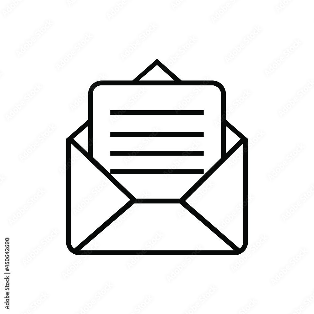 Email vector icon. Mail illustration symbol. post sign or logo. Email vector icon. Mail illustration symbol. post sign or logo.