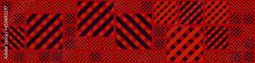 Abstract Geometric Pattern generative computational art illustration