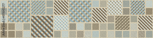 Abstract Geometric Pattern generative computational art illustration