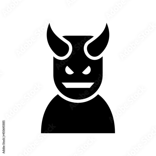devil icon or logo isolated sign symbol vector illustration - high quality black style vector icons
