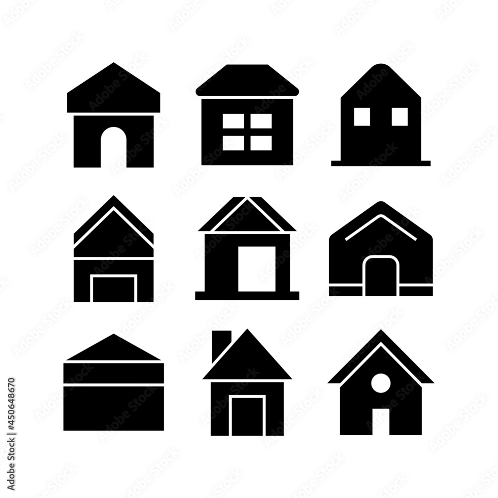 house icon or logo isolated sign symbol vector illustration - high quality black style vector icons
