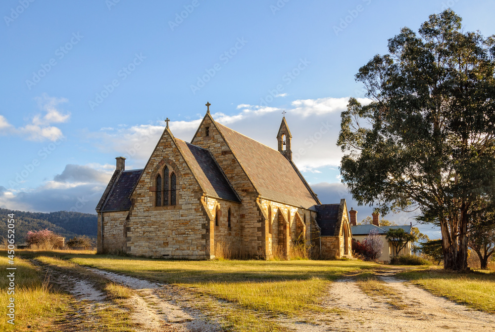 St Peters Anglican Church was dedicated in 1867 - Fingal, Tasmania, Australia St Peters Anglican Church was dedicated in 1867 - Fingal, Tasmania, Australia