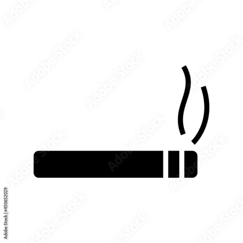 smoking area icon or logo isolated sign symbol vector illustration - high quality black style vector icons 