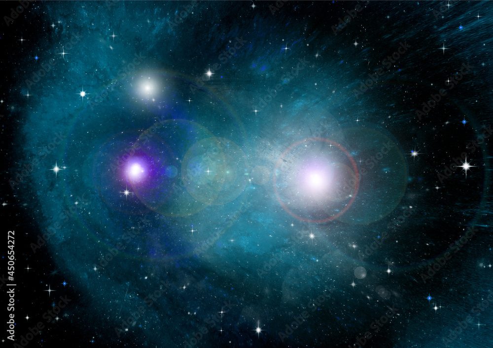 galaxy in a free space. 3D rendering galaxy in a free space. 3D rendering