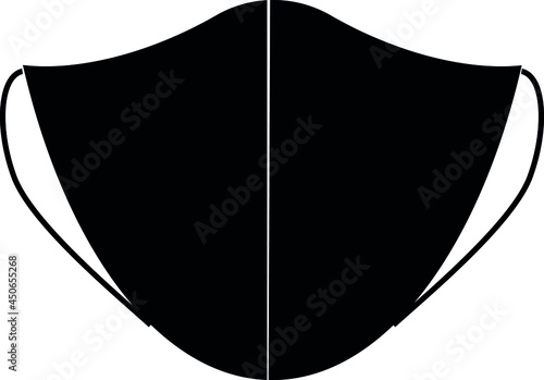 Mouth guard, Mask, Medicine Vector Icon Illustration
