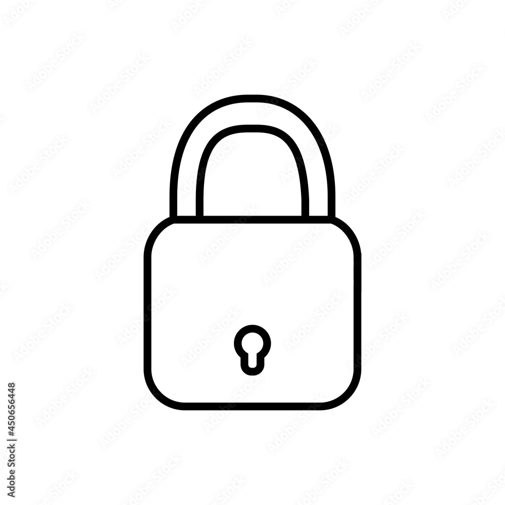 Lock icon vector set . Close illustration sign collection. Lock icon vector set . Close illustration sign collection.