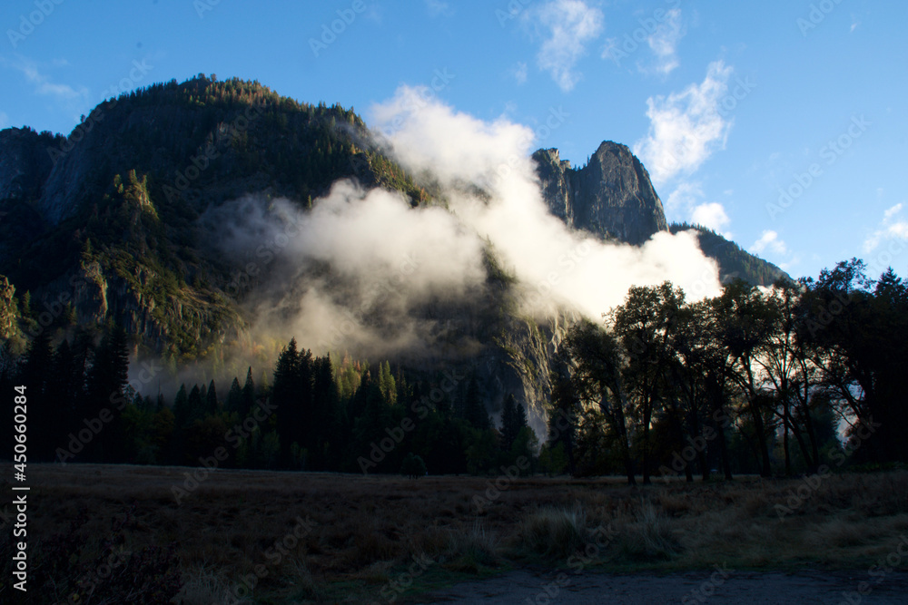 sunrise in the mountains