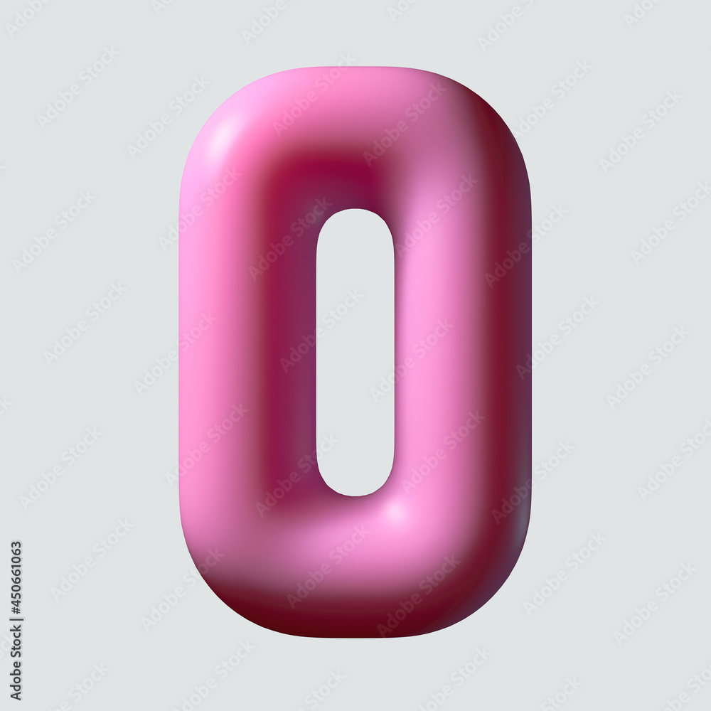 Pink Chewing Gum Letter Pink Chewing Gum Letter