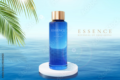 3d hydrating serum ad template
