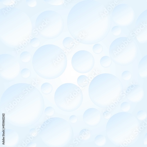 Abstract background. Bubbles circle background. Blue soap bubbles background.