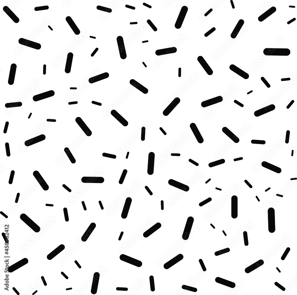 White and black geometric Memphis seamless pattern. Wrapping paper. White and black geometric Memphis seamless pattern. Wrapping paper.
