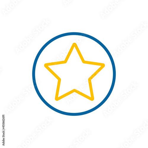 Add to favorites vector icon  star symbol
