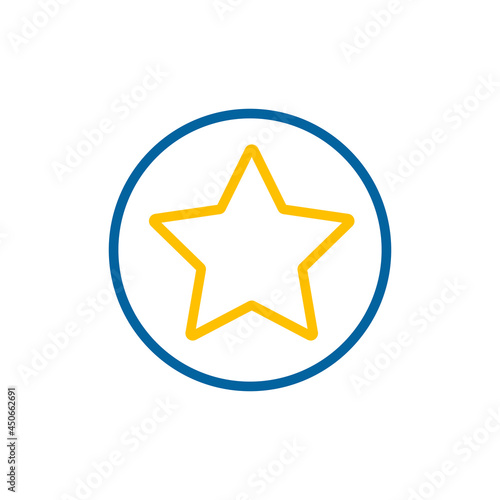 Add to favorites vector icon, star symbol