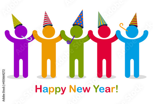Happy New Year celebrating ...