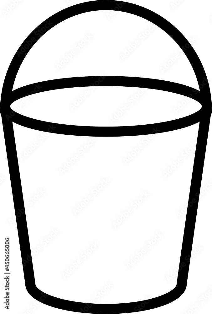 Fototapeta premium bucket icon
