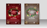 New Creative Merry Christmas Flyer Design, X-mas Flyer Template, Christmas Invitation Flyer Template with Image