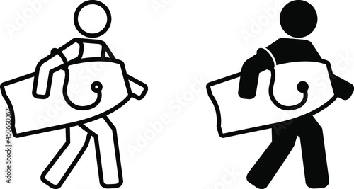 bodyboarding icon