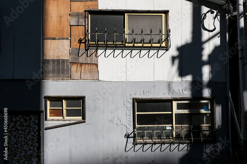 old house in the westerly sun - Japan