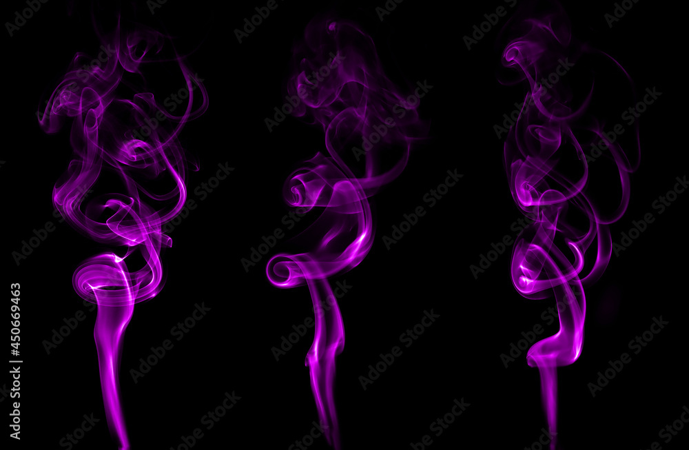 purple smoke isolated black background purple smoke isolated black background