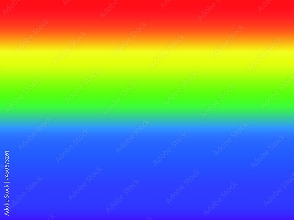Rainbow color background: red, orange, yellow, green, cyan, blue, purple. Bright rainbow background
